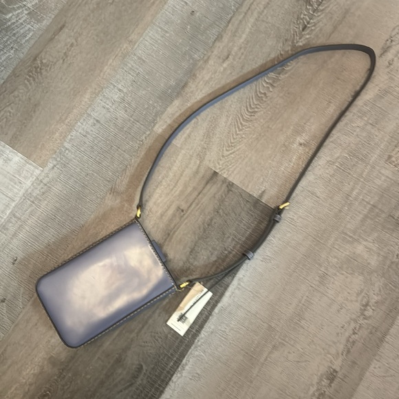 Tory Burch Britten Smooth Phone Crossbody in Dark Lotus,  NWT $328 Value - Picture 3 of 9